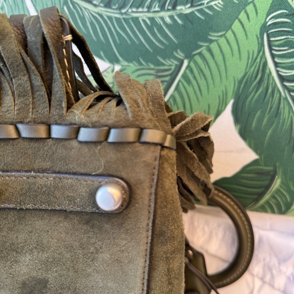 Coach 1941 Rogue 31 Fern Green Suede Fringe 86824 - Picture 11 of 16